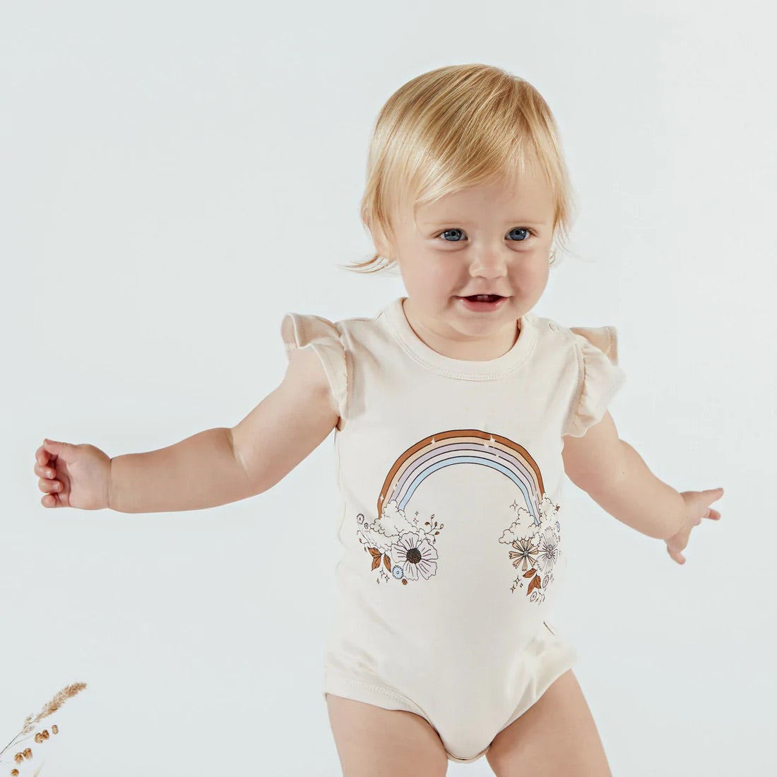 Rainbow Flutter Shorts & Onesie