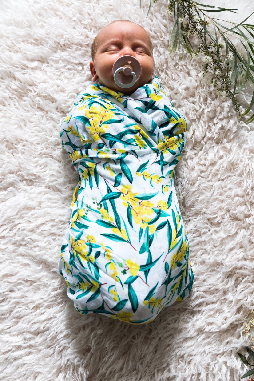 Botanical Swaddle Blankets