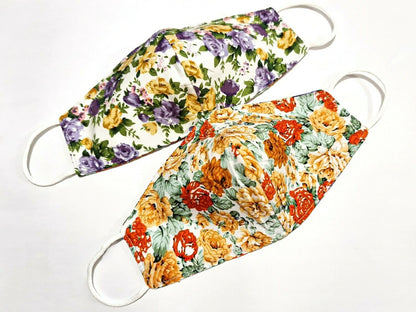 Reversible Floral Face Mask