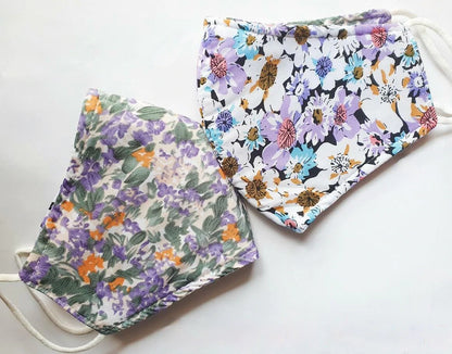 Reversible Floral Face Mask